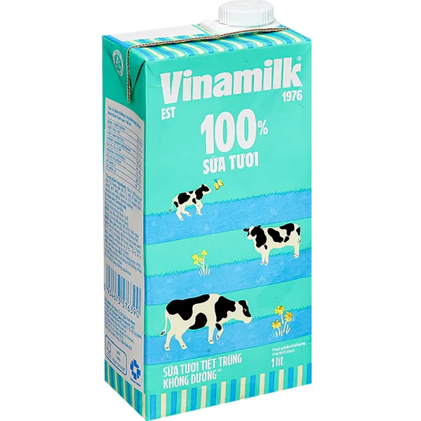 Sữa tươi tiệt trùng 100% Không đường